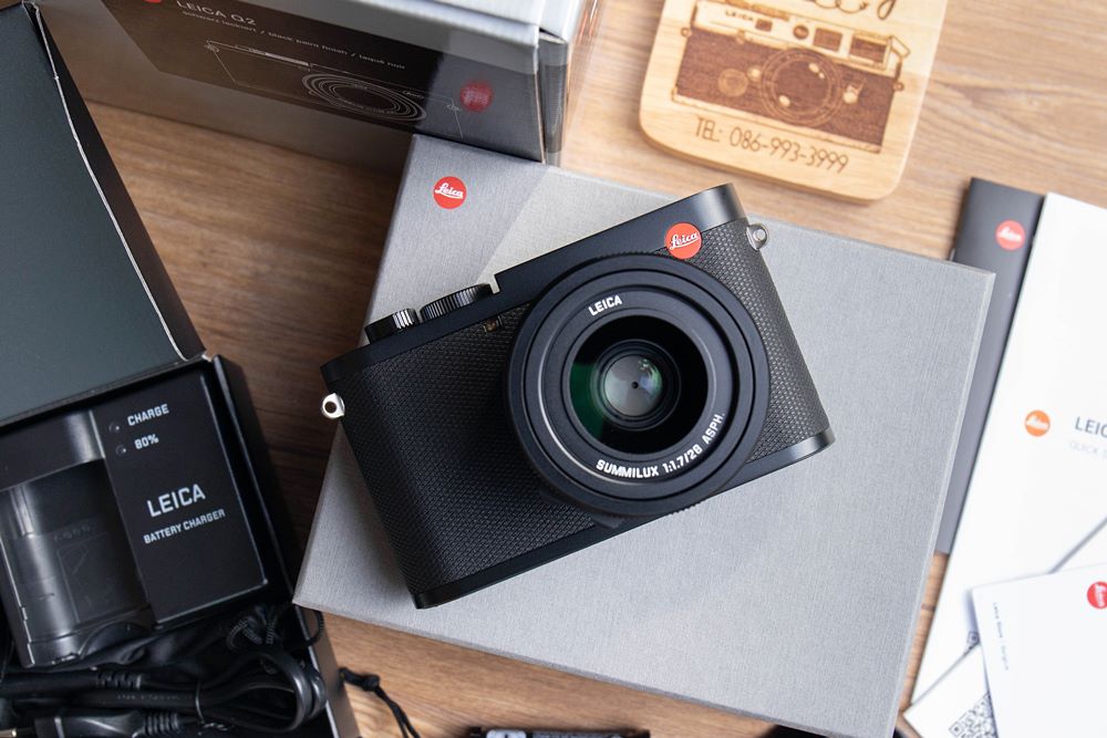 Leica Q2 สภาพสวย มีประกันศูนย์ถึง 12-2022 การใช้งานปกติทุกระบบ อุปกรณ์ครบ แถม Filter BW ปกป้องหน้าเลนส์ให้ไปด้วยค่ะ
